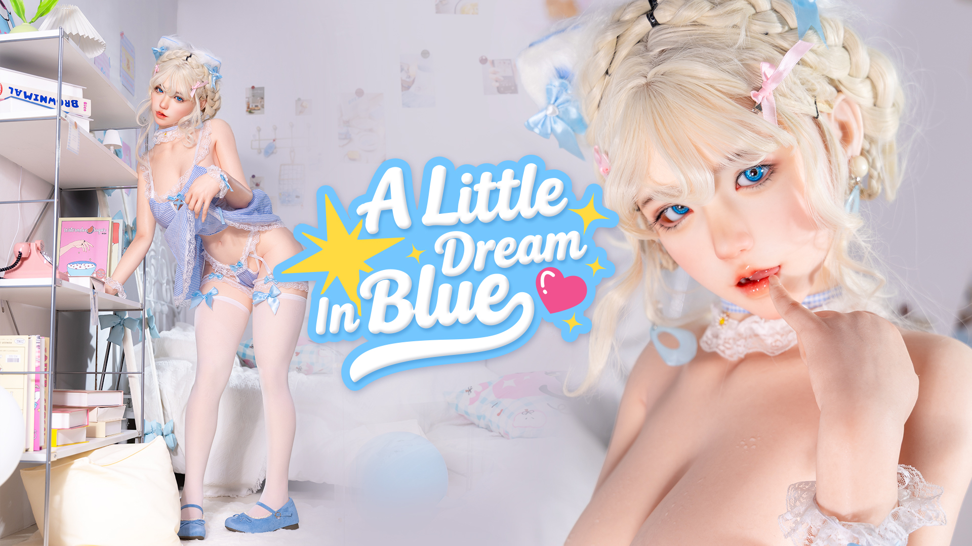 Young SeriesBlue Fairy Sex Doll 154cm N02 Zia Natural