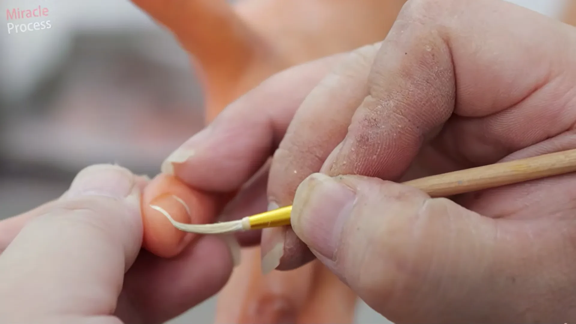 Hand-painted nails
